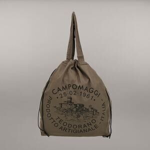 CAMPOMAGGI Cotton Shopping Bag Duffle Dust Gym Large Tote